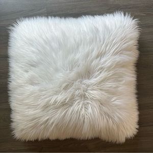 large fluffy throw pillow